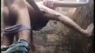 Desi mms sex. Cheating mature aunty caught for fucking outdoor in ruins