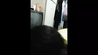 Bhabhi sex episode giving a blowjob to her manager in the store