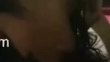 Sexy desi girl sucking bf cock