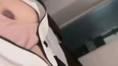 GF big ass press hard by boyfriend during nude bath