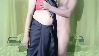 Indian Bhabhi and Devor dog style hardcore sex and dirty talk