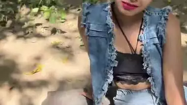 New Desi Young Girl Debut Video Straight from Forest Fun 8 Min