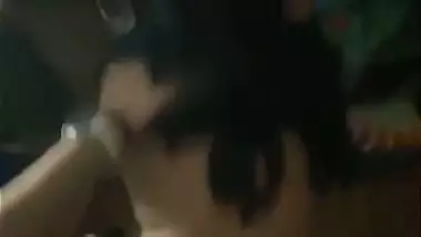 Big ass Indian porn girlfriend doggy fucking viral clip