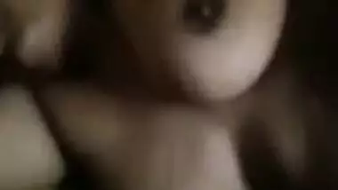 Indian MILF with big XXX tits lies naked waiting for sex with hubby