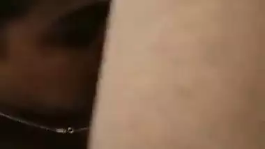 Sucking a dick before getting fucked in the Telugu sex video