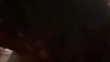 A girl with wet hair sucks her BF’s dick in gf bf sex