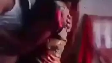 Home XXX sex of Desi village couple pleasing each other on the bed