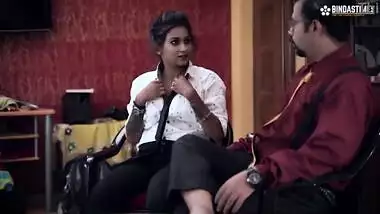 Sexy House Dealer Sudipa tries to impress her property buyer by giving her body and gets huge cumshots on her tits