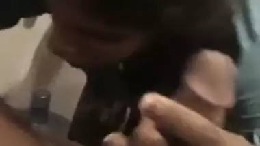 South Indian lady sucks a dick like a piece of chocolate