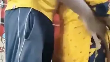 Fucks my GF in the doggy style and record my mms sex