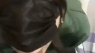 Arab Blindfolded and Neck Tied Girl Sucking and Getting Fucked Hard by Big Cock