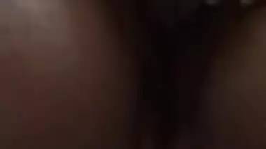 Desi porn girl with glasses dances and pisses in an empty bottle