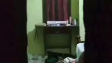 Mom wearing nighty after showing naked boobs