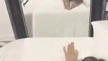 NRI Desi Teen Girl Getting Fucked by Foreign Boy in front of Mirror