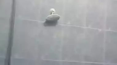 Amateur sex footage of Indian belle washing her XXX body in shower