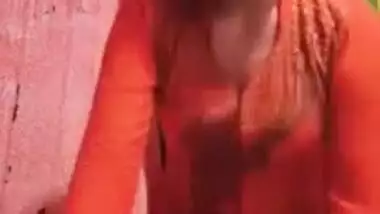 Lovely Desi girl not shy to demonstrate on webcam her perky XXX tits