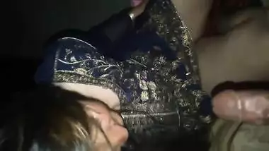 Thick XXX cock is in Desi wife's hungry mouth in first-person video