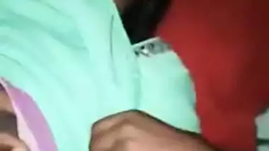 Desi wife whips out boobs and even permits guy to touch XXX vagina
