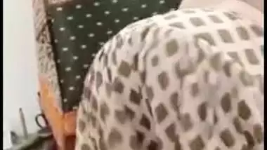 Naked Desi gal uses big cucumber to stick into her XXX anal hole