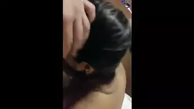 Desi maid sucks on my huge 11 inch cock after a hard day XXX sex