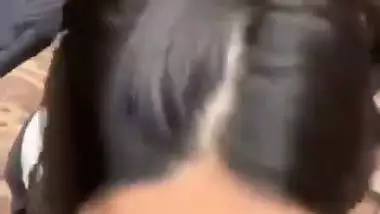 Hyderabad lady enjoys Indian blowjob sex in jungle