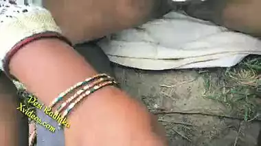 Hot Desi Jungle Sex Village Girl Fucked By BF With Audio Awesome Boobs