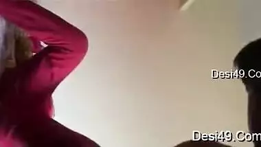 Husband licks his Desi wife's XXX twat getting ready for wild sex