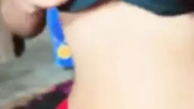 Young Desi woman takes clothes item by item finally showing off XXX tits