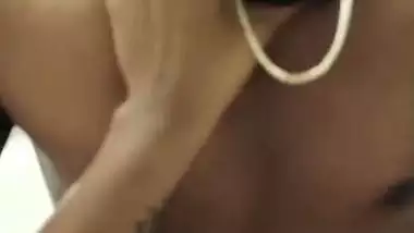 Newly married wife boob sucking by horny husband