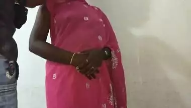 desi indian tamil telugu kannada malayalam hindi horny cheating wife vanitha wearing blue colour saree showing big boobs and shaved pussy press hard b