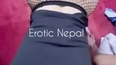 Hot Nepali maal in fishnet stocking - Blowjob - intense fuck - Full video for sale - Nepal Sex Tape
