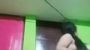 Hairy pussy village girlfriend nude video making