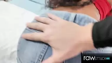 Hardcore Interracial with Horny ebony September Reign, Interview BTS