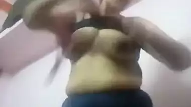 It is a wonderful day for the Desi girl to expose her XXX pomelos