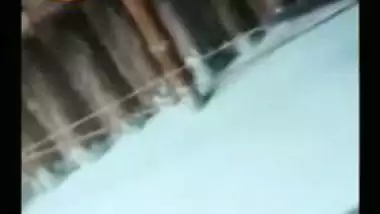 Village lady exposing nipple