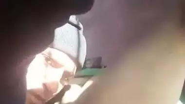 Eating and drilling chut of desi friend