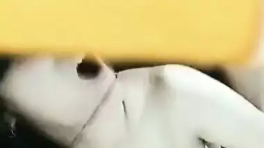 Hot Desi XXX babe gets her tight pussy hard fucked from behind MMS