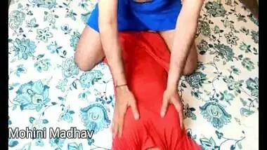 indian desi bhabhi fucked hard with husband friend in red dress with hindi audio