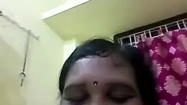 Horny Indian XXX wife showing her juicy boobs to her rich lover