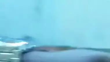 Horny Desi hubby makes XXX video of touching his wife's nude tits