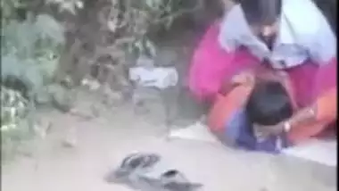 Tamil couple banging outdoor in a jungle gets caught on a , desi sex mms