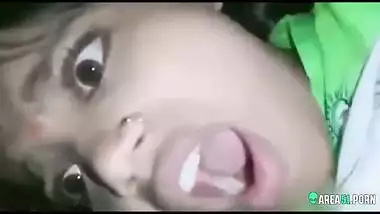 Painful anal sex and ass defloration for hot young Desi school girl