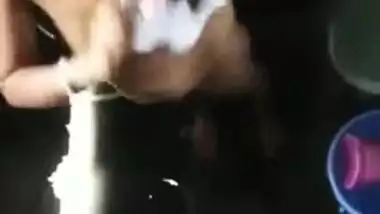 There is a hole in the roof and perv uses it to film Desi neighbor girl