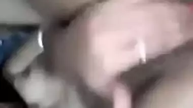 Porn clip about Indian whore taking her natural breasts out and fingering vagina