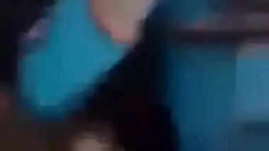 Cute Desi teen puts condom on BF's XXX rod and is ready to ride it