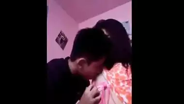 XXX desi legal age teenager getting wicked with every other in her bedroom