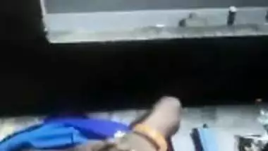 Village wife showing her black ass