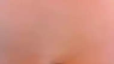 It is a close-up video of the Desi man filming wife's vagina