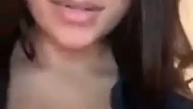 Sexy IT babe enjoys video call sex with her horny colleague