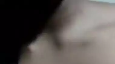 Desi gal shows perky XXX boobs in selfie video for her boyfriend